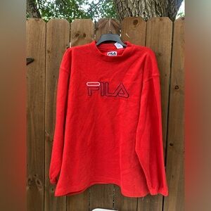 XXXL Fila men's fleece sweatshirt oversized.